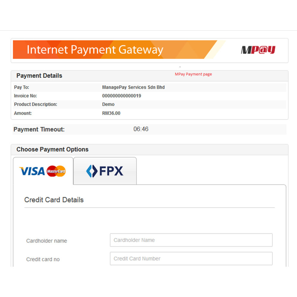 Module MPAY (ManagePay) - Malaysian Payment