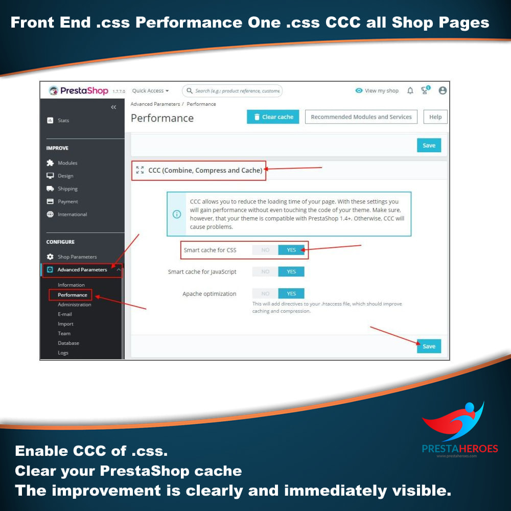 Module Front End .css Performance One .css CCC all Shop Pages