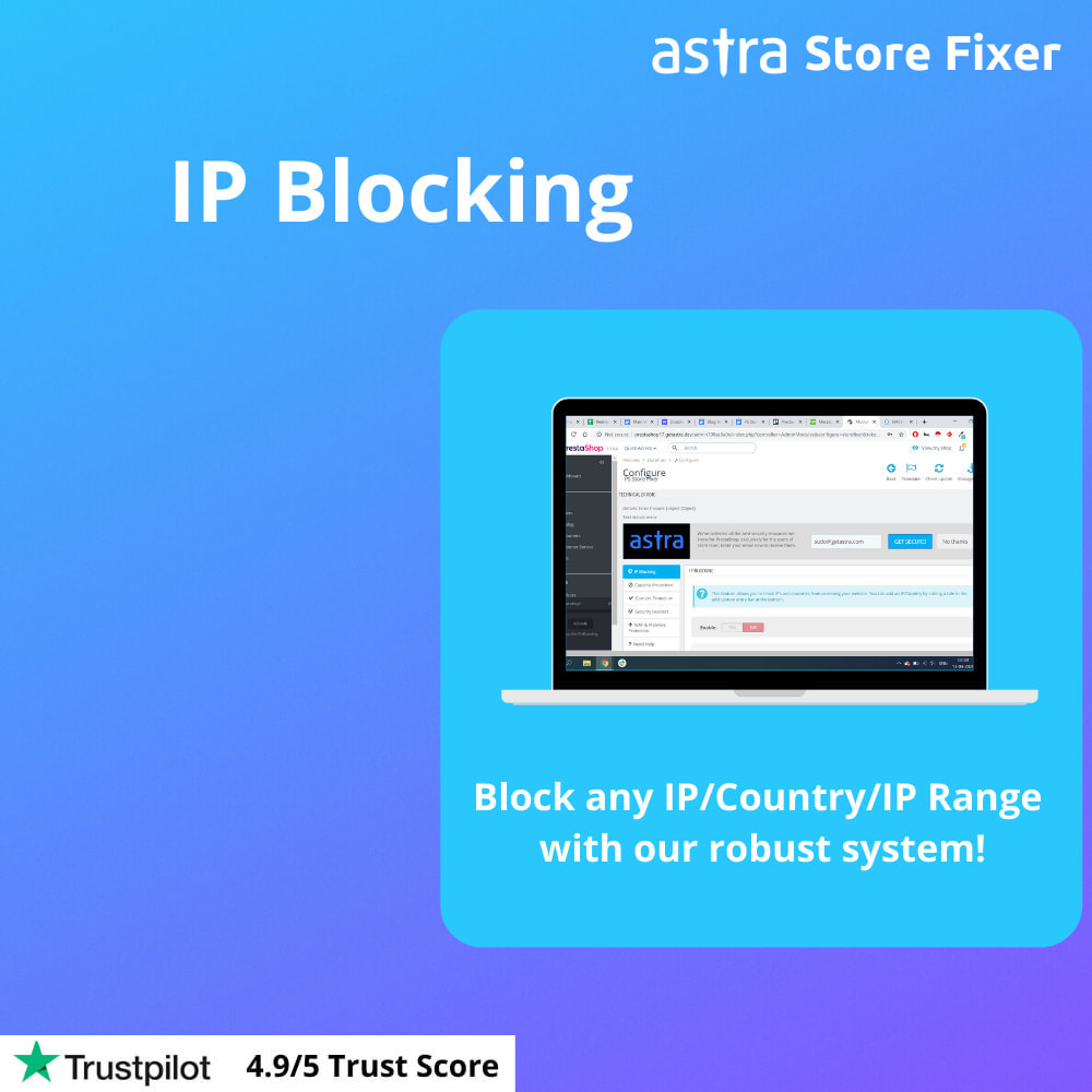 Module Store Fixer - Recaptcha, Block IPs, Content Security
