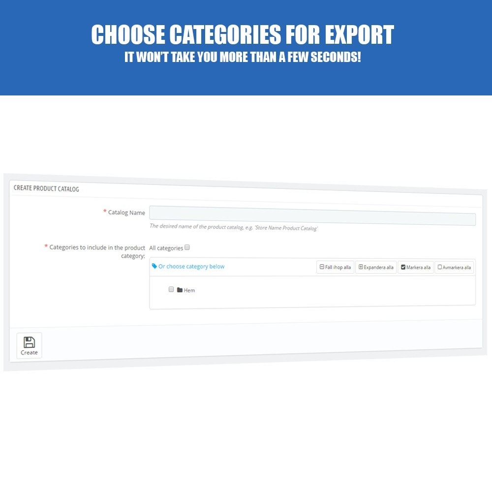 Module Exporter vos produits pour les annonces dynamiques