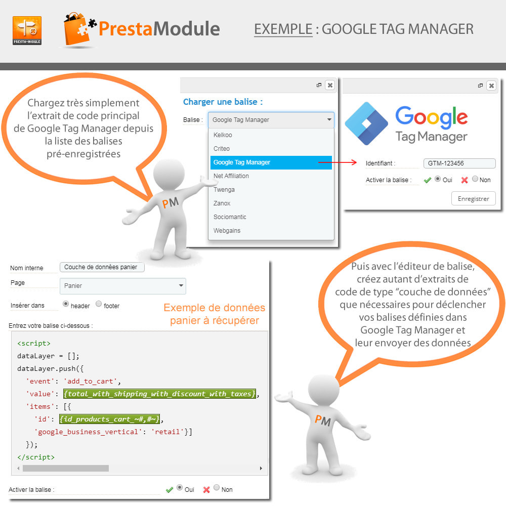 Module Advanced Tracking Wizard & Google Tag Manager