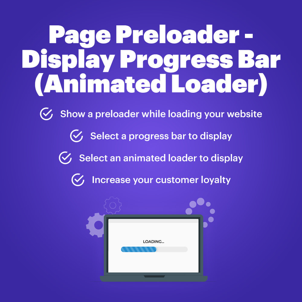 Module Page Preloader - Display Progress Bar (Animated Loader)