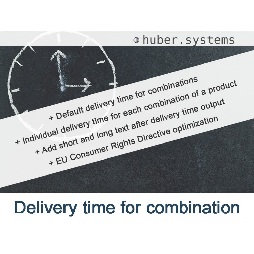 Module Delivery time for combinations