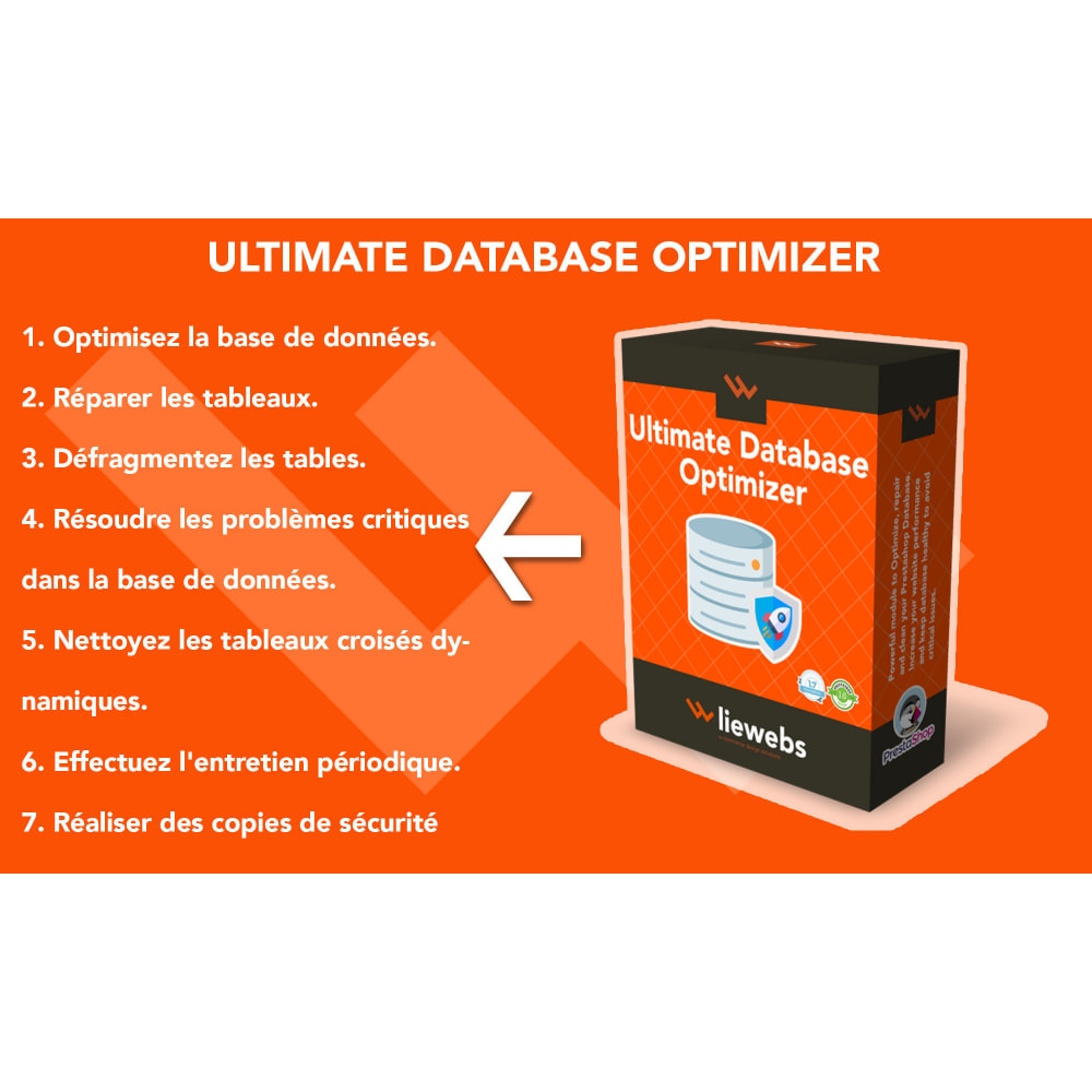 Module Ultimate Database Optimizer - Optimiseur base données