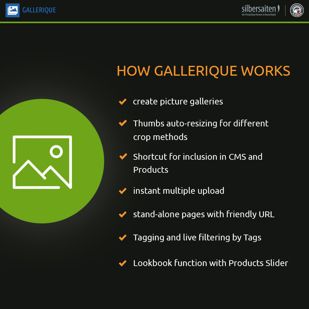 Module Gallerique - Impression de photos