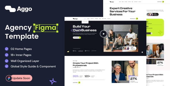Aggo - Agency Figma Templates