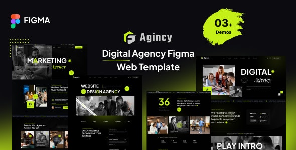 Agincy - Digital Agency Figma Template