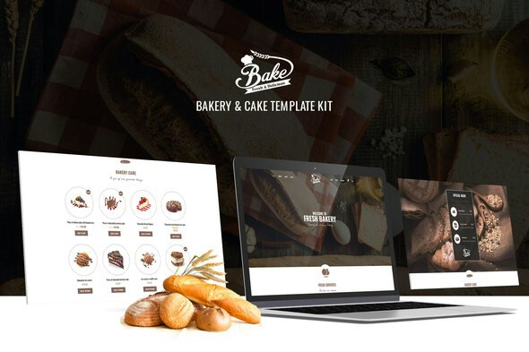 Bake - Bakery &amp; Cake Elementor Template Kit
