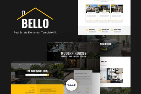 Bello - Real Estate Elementor Template Kit