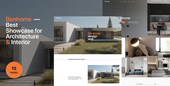 Benhome - Architecture &amp; Interior Figma Template