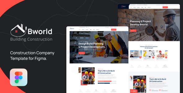 Bworld - Construction Figma Template