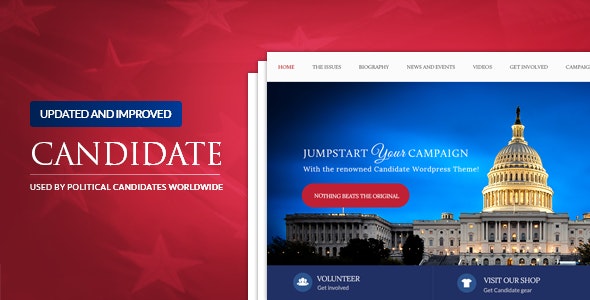 Candidate - Political WordPress Theme