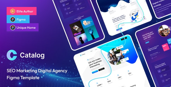 Catalog - Marketing &amp; SEO Agency Figma Template