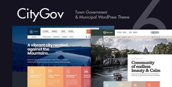 CityGov - City Government &amp; Municipal WordPress Theme