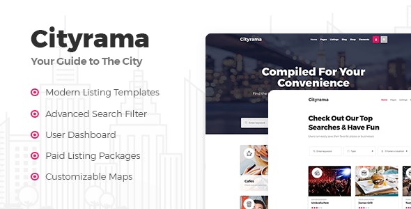 Cityrama - Listing &amp; City Guide Theme