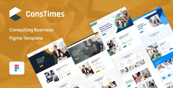 ConsTimes - Consulting Business Figma Template