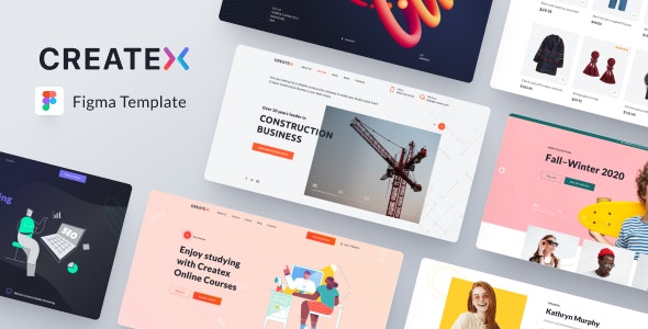 Createx - Multipurpose Website Templates for Figma