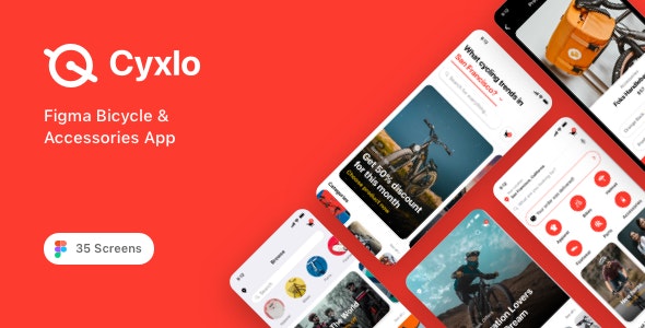 Cyxlo - Figma Bicycle &amp; Accessories App