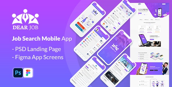 Dearjob - Figma Mobile Application