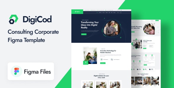 Digicod - Consulting Corporate Figma Template