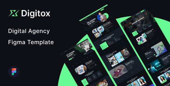 Digitox - Digital Agency Figma Template