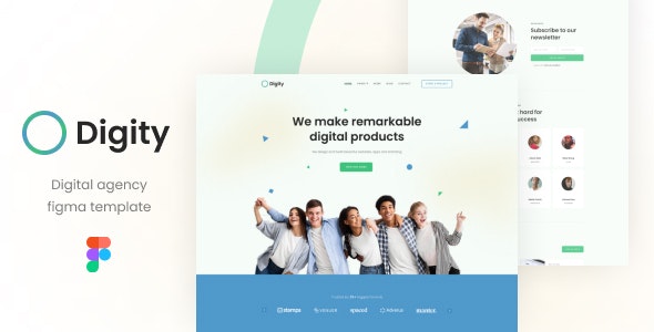 Digity - Digital Agency Figma Template