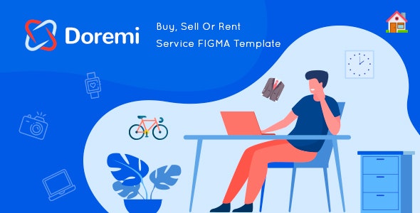 Doremi - Rent Anything  FIGMA Template