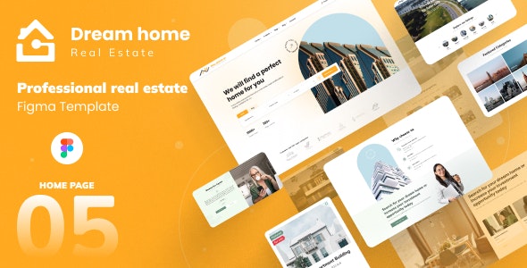 DreamHome - Real Estate Figma Template