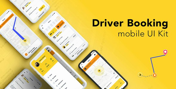 Driver Booking UI Kit for Figma