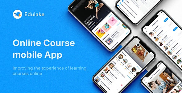 Edulake - Online Course UI Kit for Figma