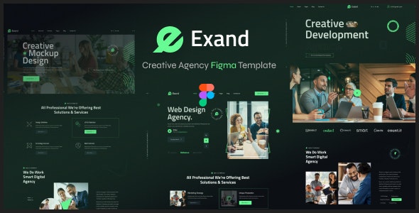 Exand - Creative Agency Figma Template