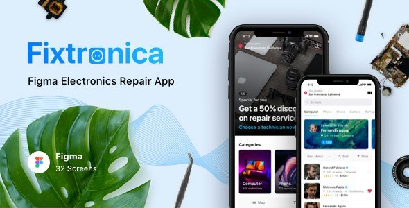 Fixtronica - Figma Electronics Repair App