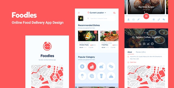 Foodles - Food Delivery Mobile App Design