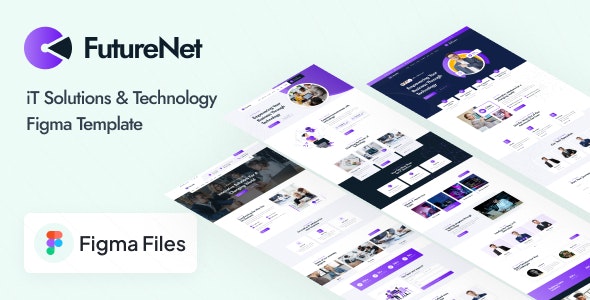 Futurenet - IT Solutions &amp; Technology Figma Template