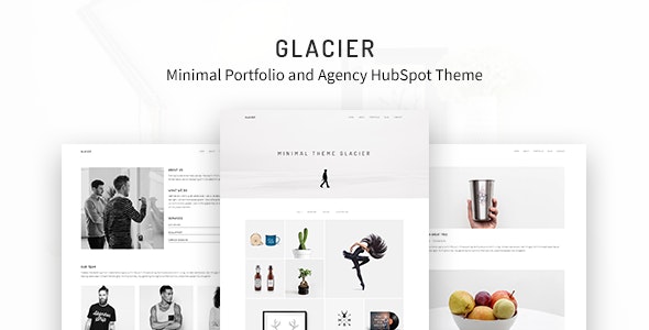 Glacier - Minimal Portfolio and Agency HubSpot Theme