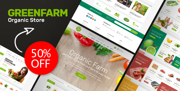 Greenfarm - Organic &amp; Food Prestashop Theme