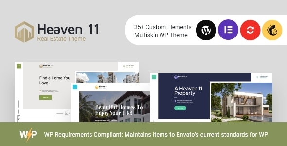 Heaven11 | Property &amp; Apartment Real Estate WordPress Theme