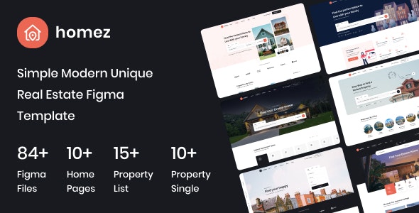 Homez - Real Estate Figma Template