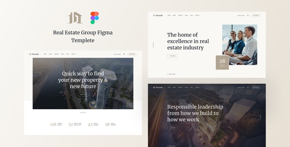 Housale - Real Estate Group Figma Template