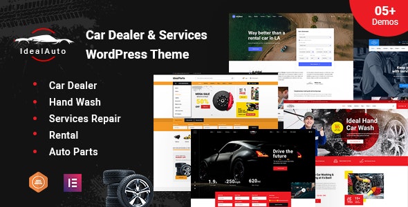 IdealAuto - Car Dealer &amp; Services WordPress Theme
