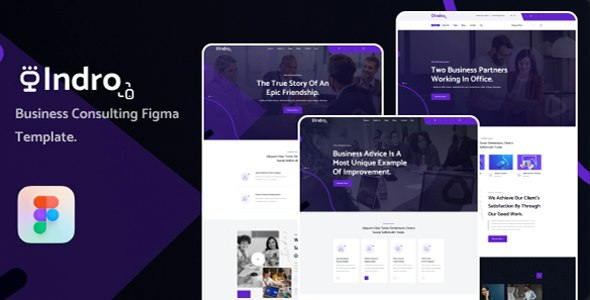 Indro - Business Consulting Figma Template