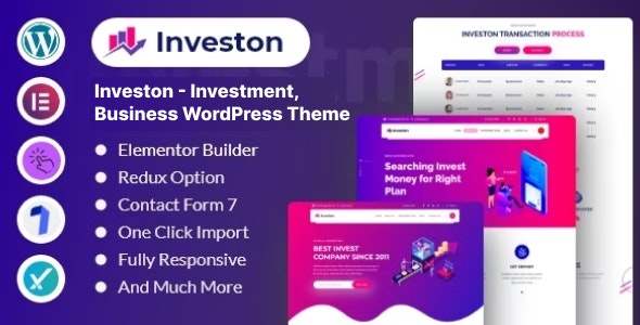 Investon - Investment &amp; Business Consulting WordPress Theme