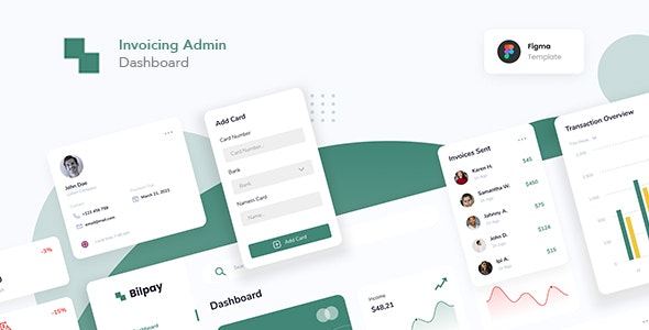 Invoicing Admin Dashboard Figma