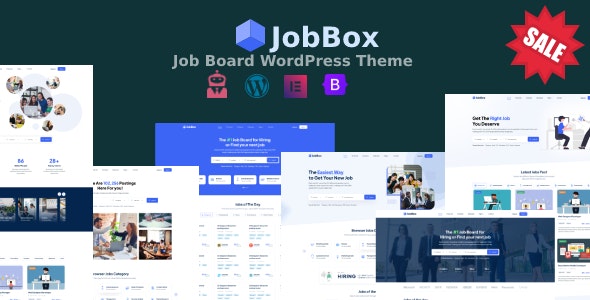 JobBox - Job Board &amp; Career Portal Recruitment Agency WordPress Theme
