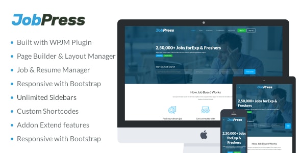 JobPress - Premium WordPress Job Manager Theme