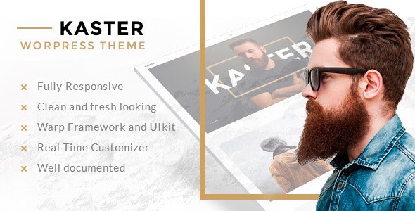 Kaster — Creative portfolio WordPress Theme
