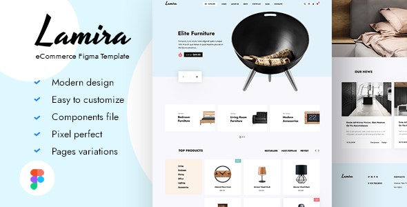 Lamira - eCommerce Figma Template