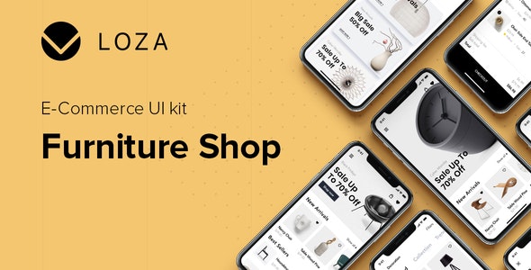 LOZA - Furniture Shop UI Kit for Figma