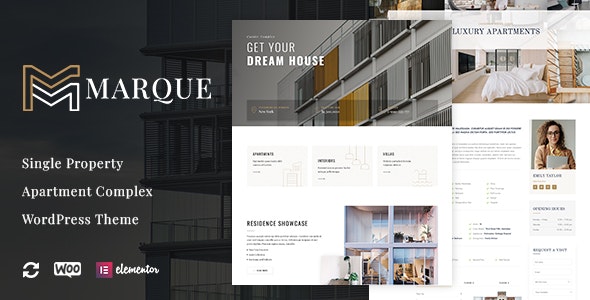 Marque - Single Property and Apartment WordPress Theme