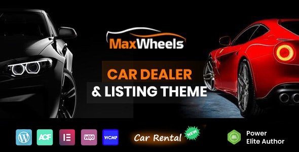 Maxwheels - Car Dealer Automotive &amp; Classified Multivendor WordPress Theme